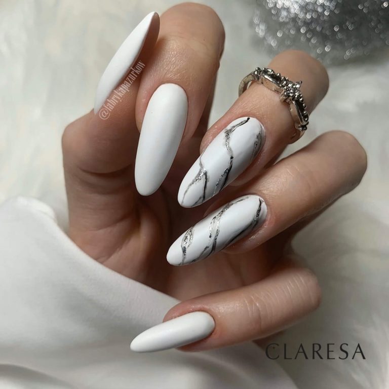 Claresa Trajni Lak Gel Polish White Bijeli Trajni Mea Via Nails World