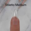 IKON.iQ full cover gel tipse Simplicite Stiletto medium
