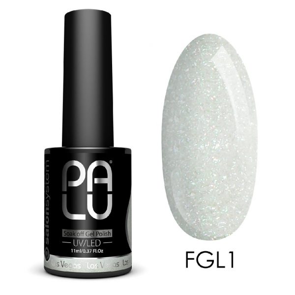 PALU gel polish trajni lak Las Vegas shining glitter FGL1