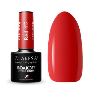 Claresa trajni lak gel polish Red 412