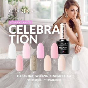 Claresa gel polish kolekcija Celebration