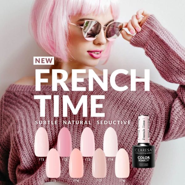 Claresa gel polish collection French Time