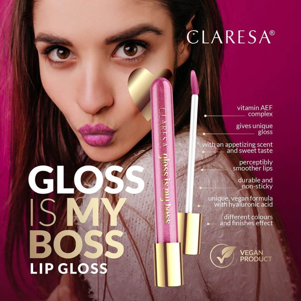 Claresa Lip Gloss GLOSS IS MY BOSS 07 high-up
