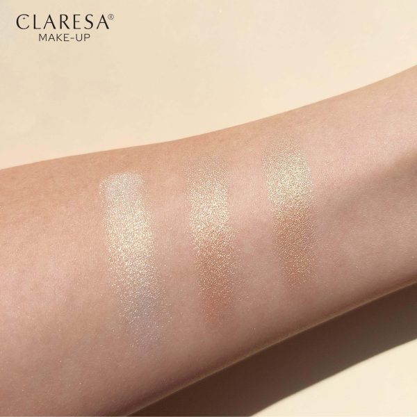 Claresa Highlighter palette TOO GLAM TO GIVE A DAMN 11 rosy glow