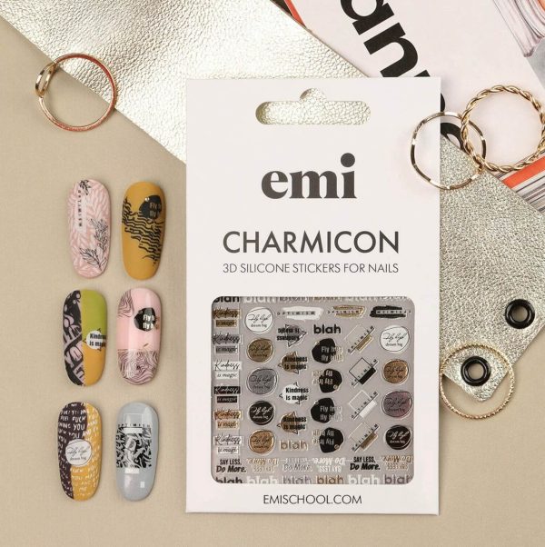 E.Mi Charmicon 3D Silicone Stickers #242 Dreamy phrases