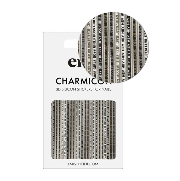 E.Mi Charmicon 3D Silicone Stickers #244 Oh la la