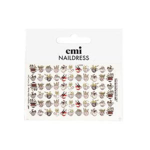 E.Mi Naildress Slider Design #114 Cute cups