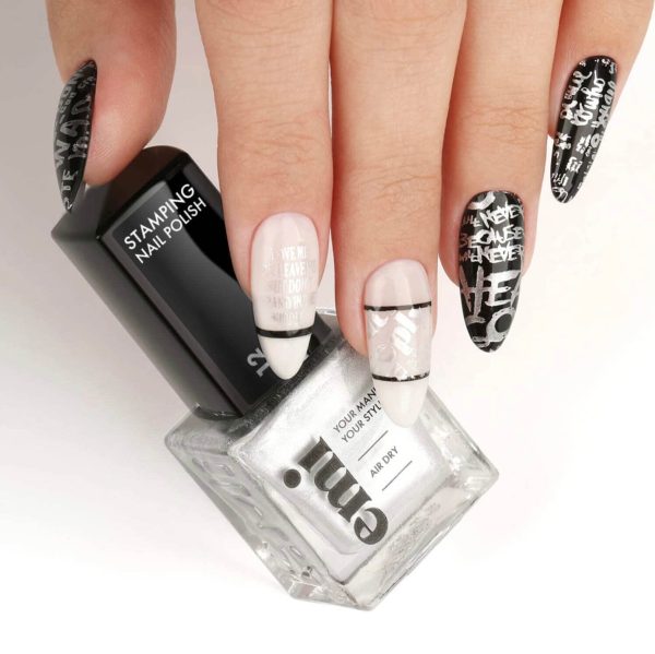 EMi Nail Polish for Stamping Silver #12
