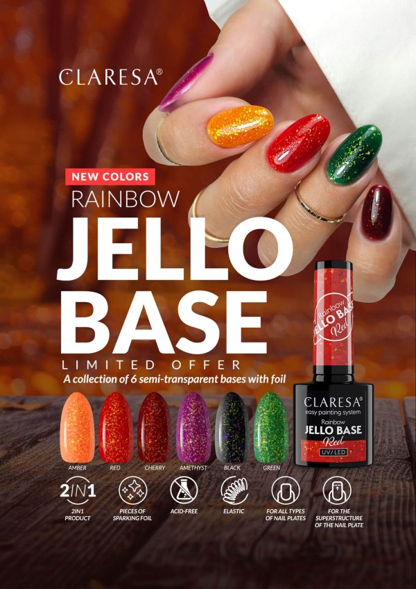 Claresa Rainbow Jello Base Collection