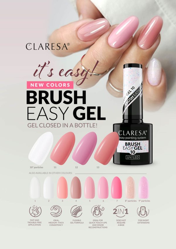 Claresa Brush Easy Gels collection