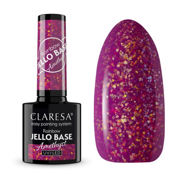 Claresa Rainbow Jello Base Amethyst