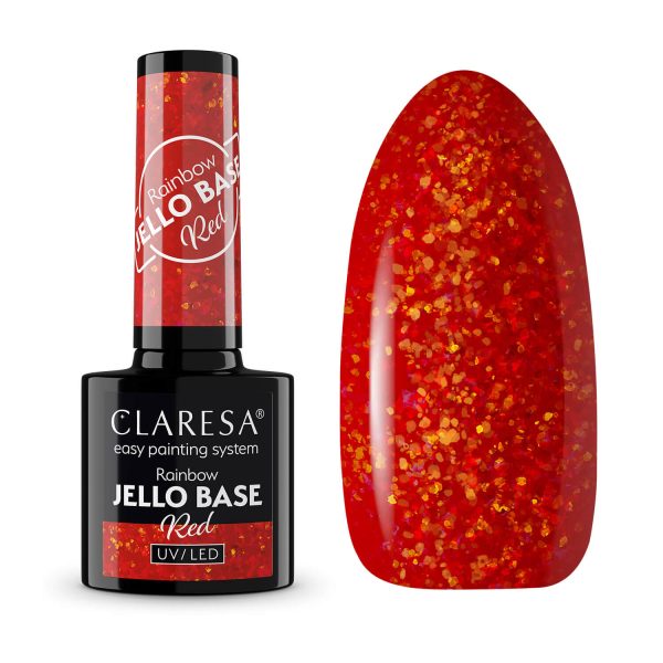 Claresa Rainbow Jello Base Red