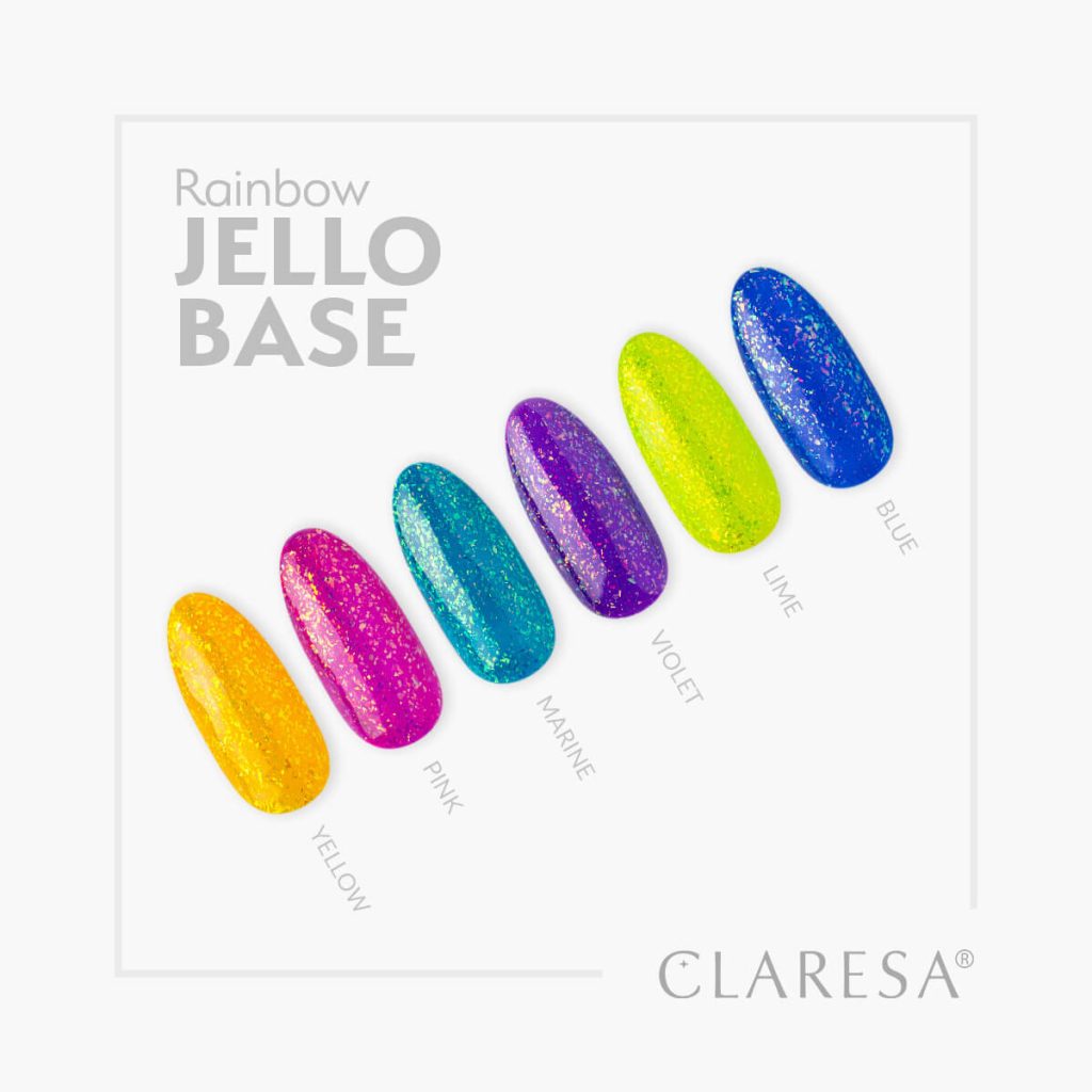 Claresa Rainbow Jello Base Collection