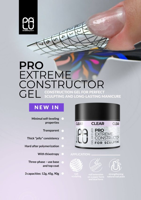 PALU Pro Extreme constructor gel Clear