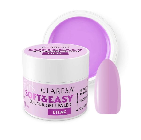 Claresa Soft & Easy builder gel Lilac