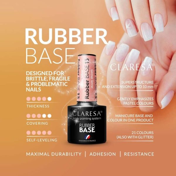 Claresa Rubber Baza gel in a bottle