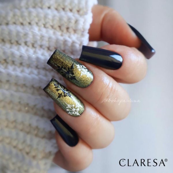 Claresa top coat no wipe Sunstone & gel polish mystic aura 7